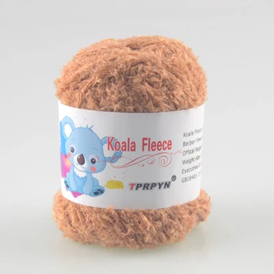 16 light tan TPRPYN 50 г = 1 шт. маленькое коала полотенце из пряжи линия шапка линия шарф шерстяная специальная линия Вязание Коралловая флисовая пряжа - Цвет: 16 light tan