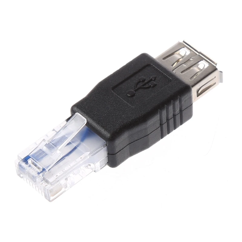 TCAM 2 шт. USB тип A Разъем для Ethernet Интернет RJ45 разъем адаптер конвертер| |