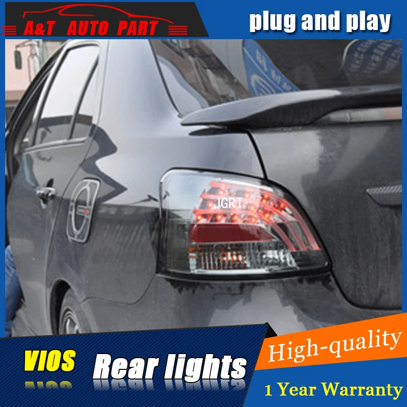 Аксессуары для стайлинга автомобиля светодиодные задние фонари Toyota vios 2008-2012 фары