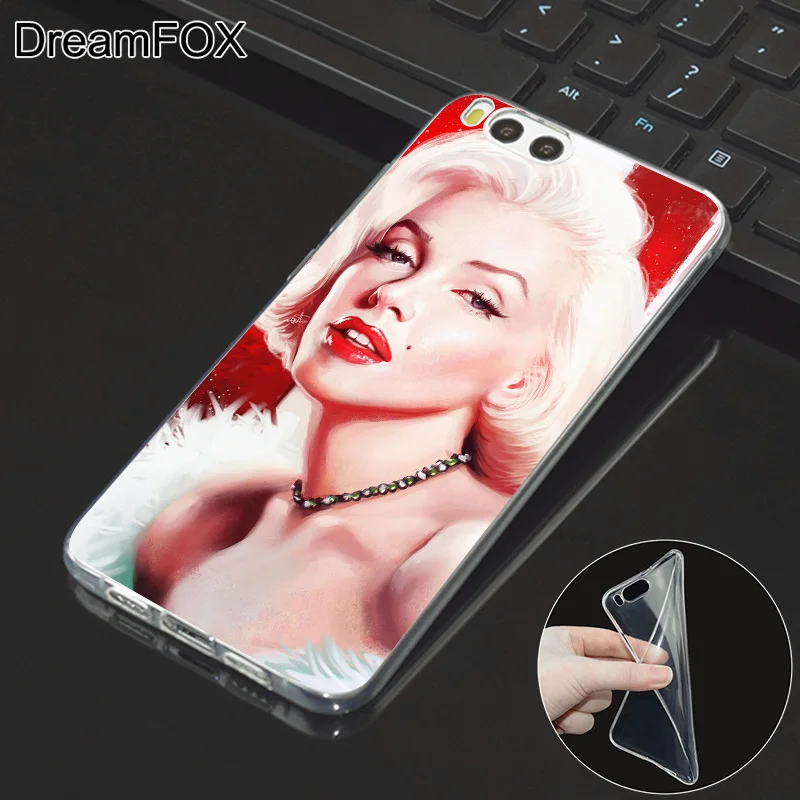 DREAMFOX L368 модные Мэрилин Монро силиконовый чехол-накладка из мягкого ТПУ чехол