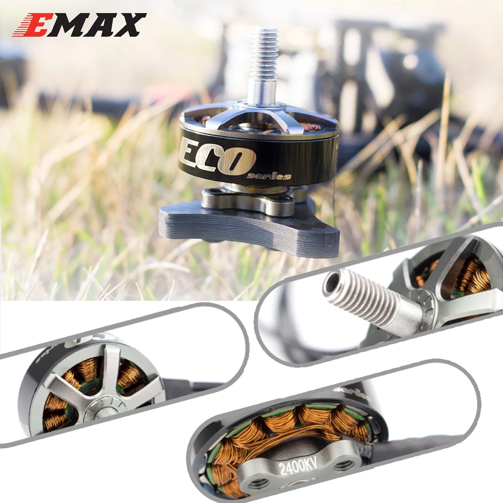 RC мотор Emax ECO серии 2306 1700KV 3 ~ 6s /2400KV 2 4s прочный двигатель для DIY гоночного