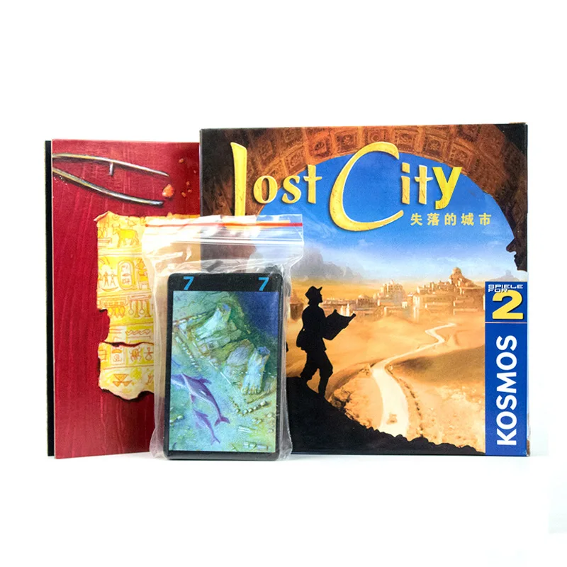 Настольная игра Lost city для 2 игроков семейный/праздвечерние чный лучший подарок