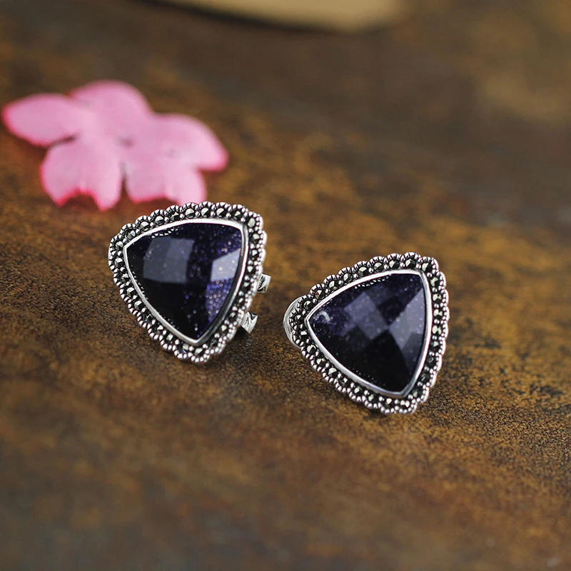 6 цветов натуральный камень агат черные серьги из 100% стерлингового серебра 925