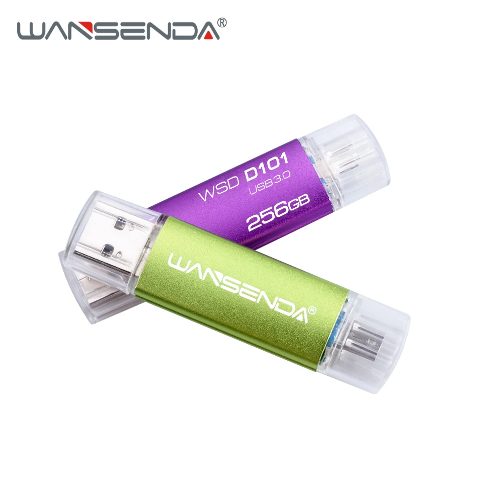 WANSENDA высокоскоростной USB флэш накопитель портативный 16 ГБ 32 64 Гб 128 256 флешка 3 0