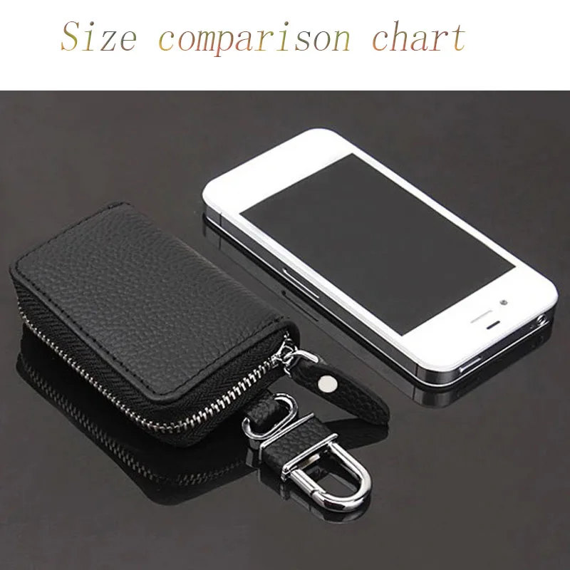 JXSLTC чехол для автомобильных ключей из натуральной кожи мужской кошелек