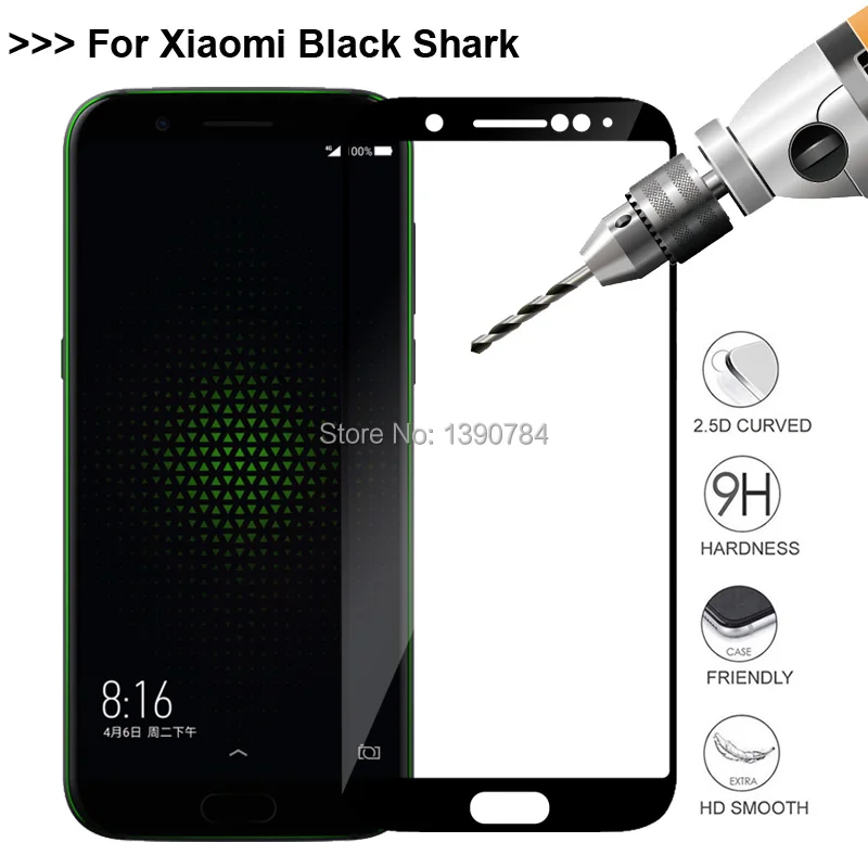 2.5D полное покрытие протектор экрана из закаленного стекла для Xiaomi Black Shark 5 99