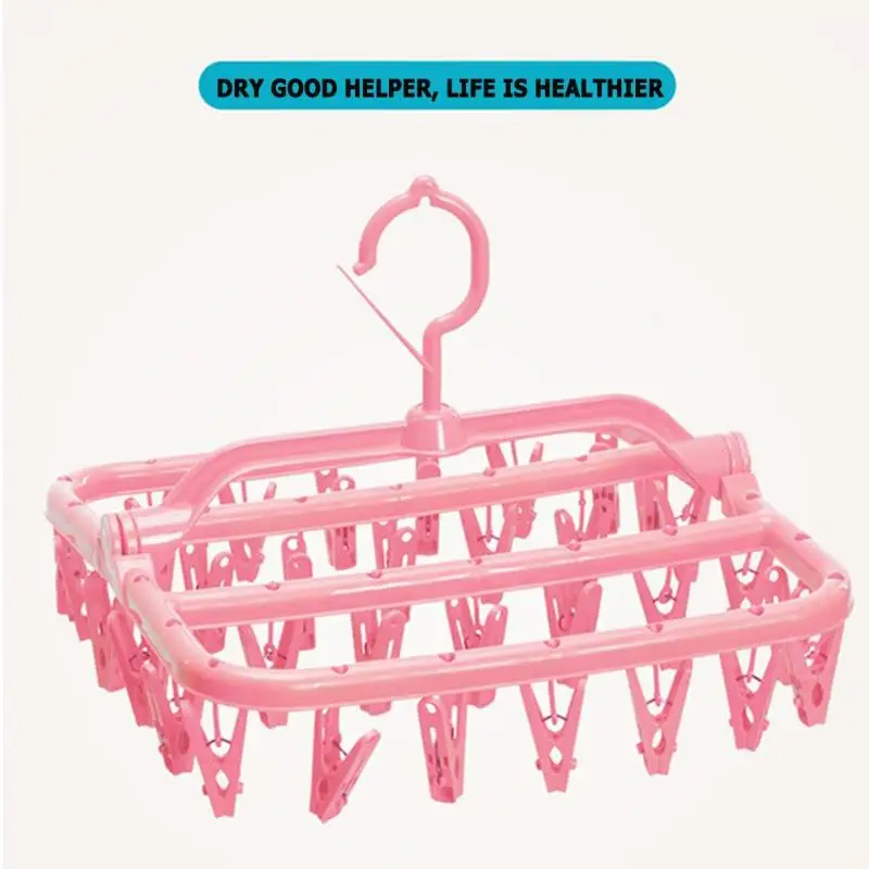 32 зажима вешалки для хранения одежды портативные носки многофункциональная