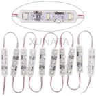 Модуль светодиодного освещения Samsung Chip SMD 5630, 12 В постоянного тока, IP68, водонепроницаемый, супер яркий, красный, синий, зеленый, белый, 3 модуля светодиодов