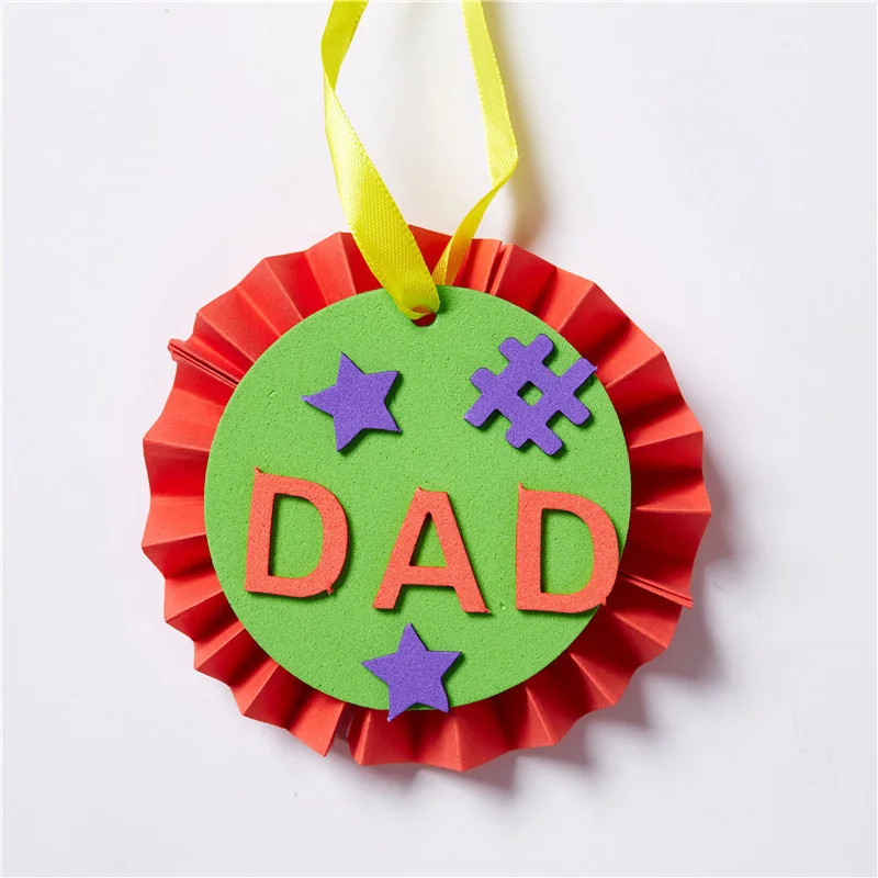 DAD Детский сад много декоративных поделок diy игрушки папа трофей/медаль ремесла детские развивающие игрушки для детей подарок девочка/мальчик Рождественский подарок - Цвет: DAD