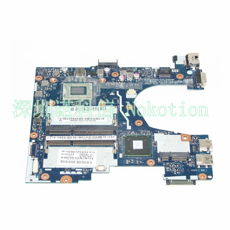 

NOKOTION NBM8911003 NB.M8911.003 Q1VZC LA-8943P For Acer Aspire V5-131 V5-171 Laptop motherboard SR105 2127U CPU
