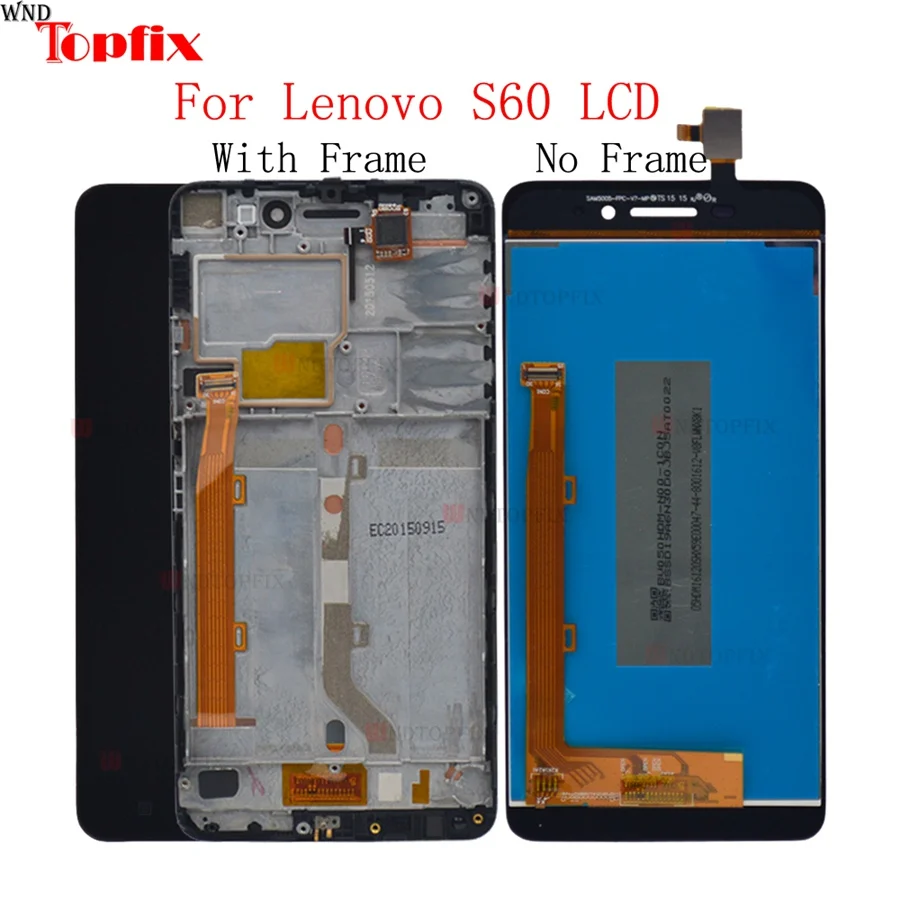 ЖК дисплей для Lenovo s60 S60W S60T S60A сменный модуль сенсорного экрана с цифровым