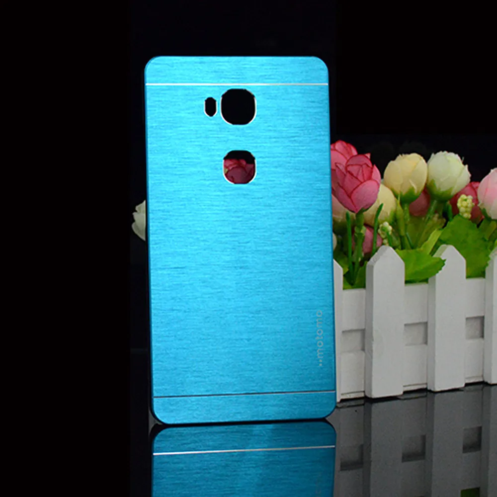Для Huawei Honor 5X X5 GR5 2016 GR5W Kiw-L21 модные Motomo крацованный алюминий металл Пластик чехол