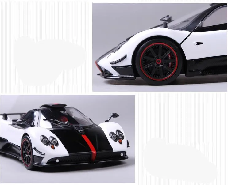 Высокая имитация Pagani Zonda модель автомобиля 1:18 передовая Коллекция игрушечных автомобилей из сплава, литая металлическая модель, 2 открытые двери