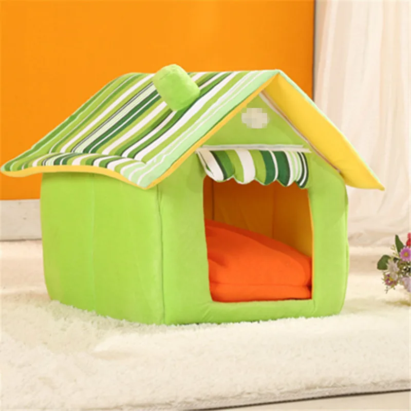 

Large Removable Pet Dog House Home Shape Winter Warm Small Large Dogs Kennel Washable Cat Nest Drop Shipping
