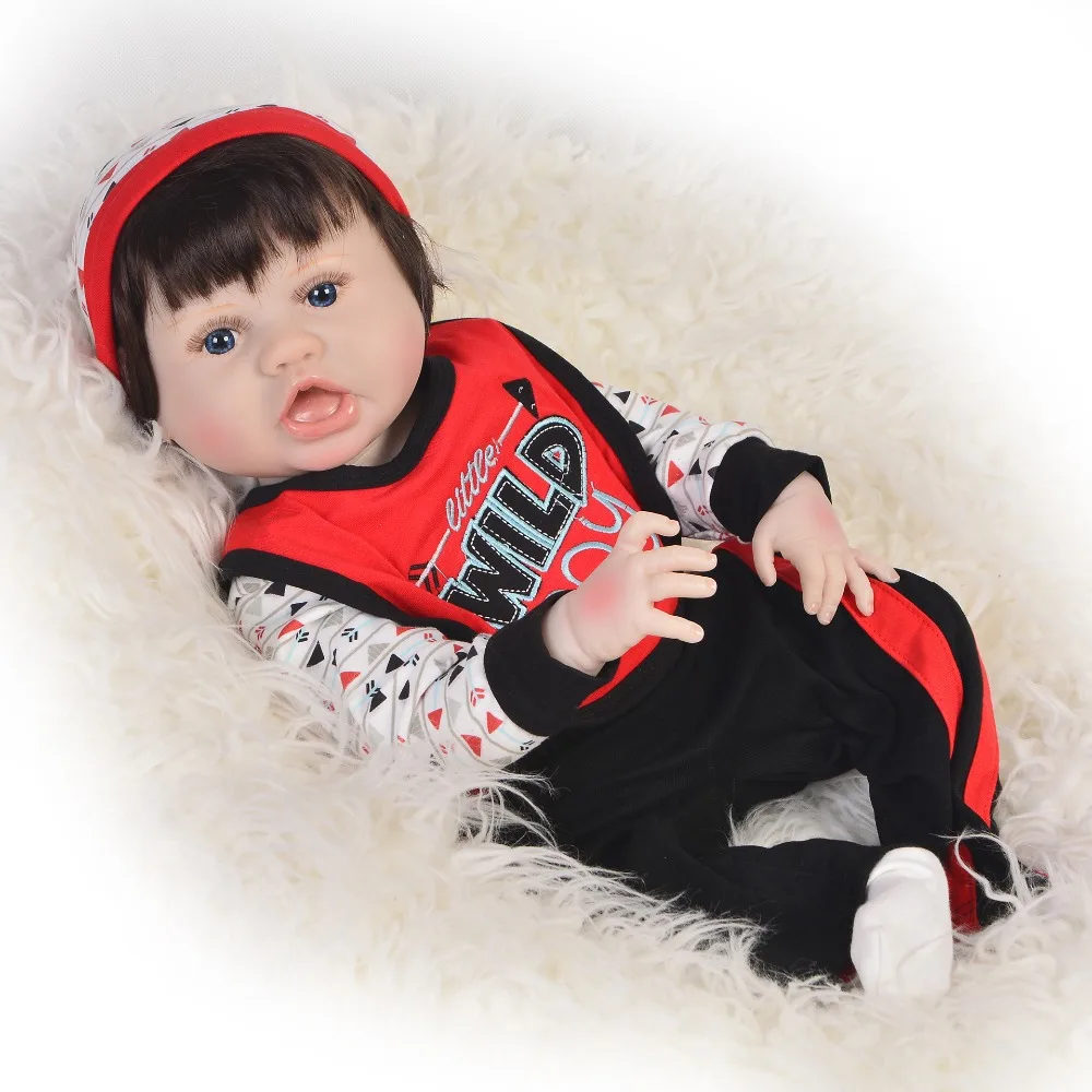 

Силиконовые куклы Reborn для мальчиков и девочек 23 "57 см bebes reborn menino bonecas, лучший подарок для детей, игрушка, кукла может купаться