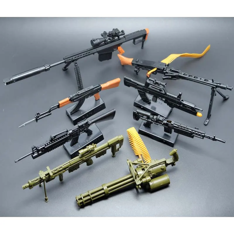 Пистолет Bausteine Spielzeug DIY пластиковый монтажный пистолет модель Blaster mit Gatlin