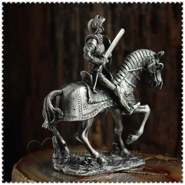 Средневековые европейские Рыцари Олово самурайский воин кукла кавалерийский