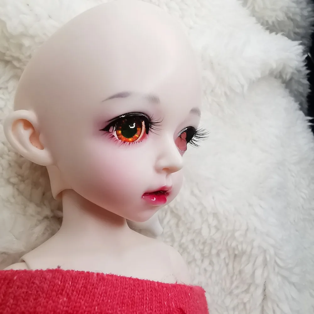 Новинка 1 пара акриловых желтых деревьев DIY BJD Eyes 12 мм 14 16 18 20 22 давление sd msd 1/3 1/4 1/6