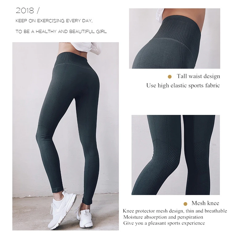 Брюки для йоги с высокой талией для женщин; Flex Dry-Fit; одежда для тренировок, фитнеса, тренажерного зала; бесшовные компрессионные обтягивающие спортивные Леггинсы Suqat