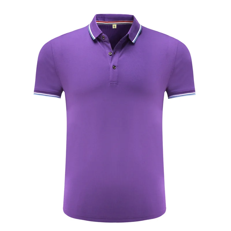 Purple Изготовленным на заказ логосом школьная форма, рубашка поло с вышивкой логотипа вок одежда - Цвет: Purple