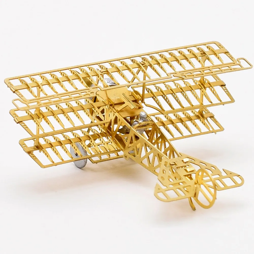 1/160 Fokker модель самолета DR.1 в масштабе Красного барона из латуни с гравировкой 3D