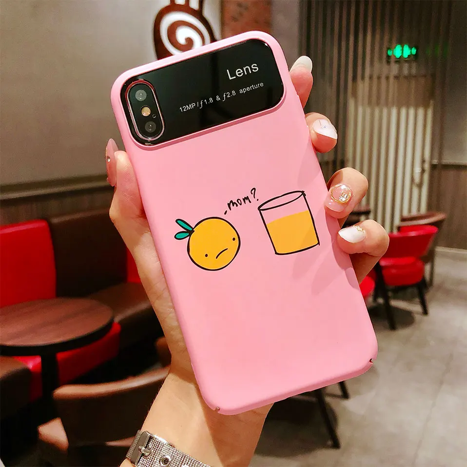 Жесткий Пластик Чехлы для iPhone 6 6S 7 8 X Coque Высокое качество PC чехол телефона плюс