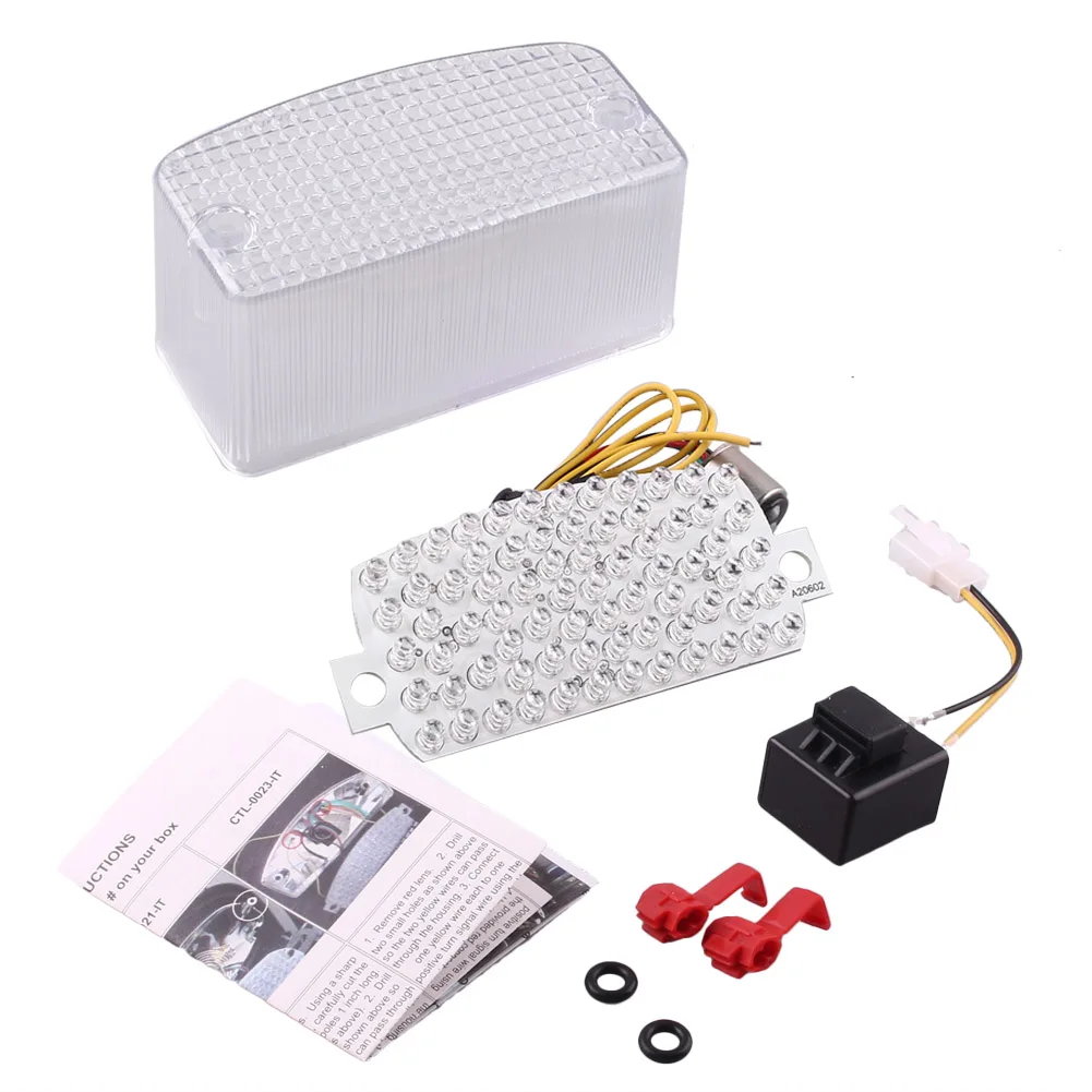 

Integrated LED Rear Brake Tail Light Turn Signals Taillight Blinkers For HONDA MAGNA 1997-2007 & SPIRIT 1994-2007 E-Mark