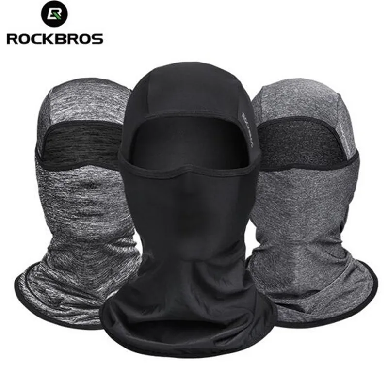 ROCKBROS Велоспорт лед ткань анти УФ Солнцезащитная маска для лица Спортивная Кепка