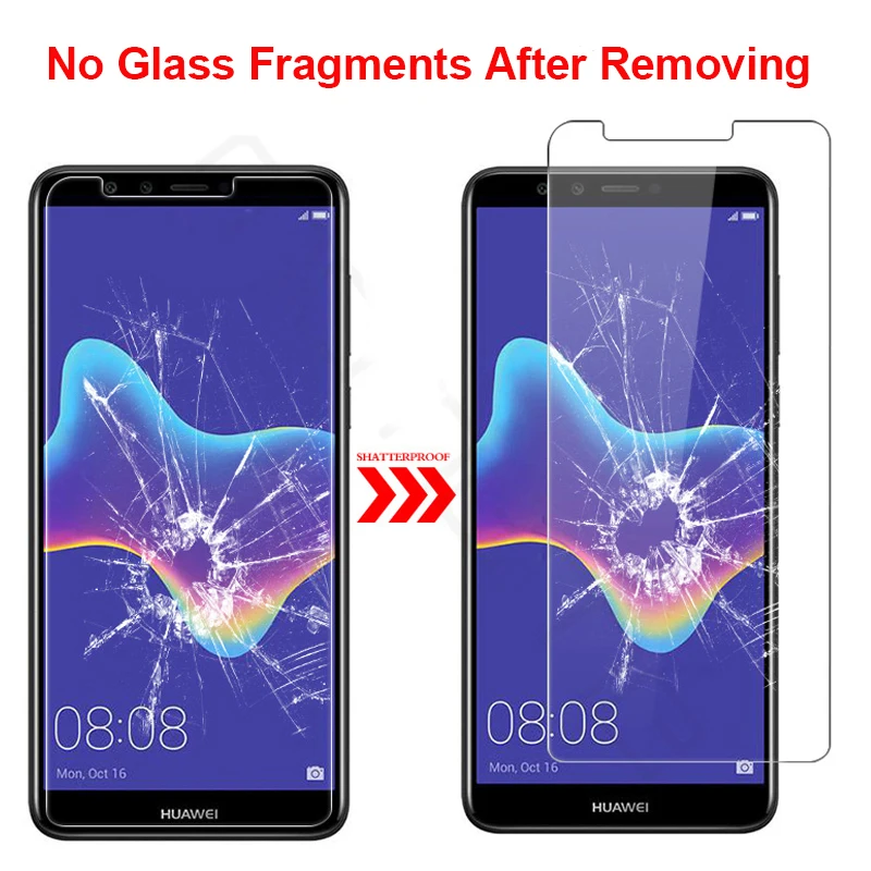 Стекло для Huawei Y6 Prime 2018 Y9 защитное стекло Y 3 5 6 7 2017 huavei Y6ii pro закаленное 9h|Защитные