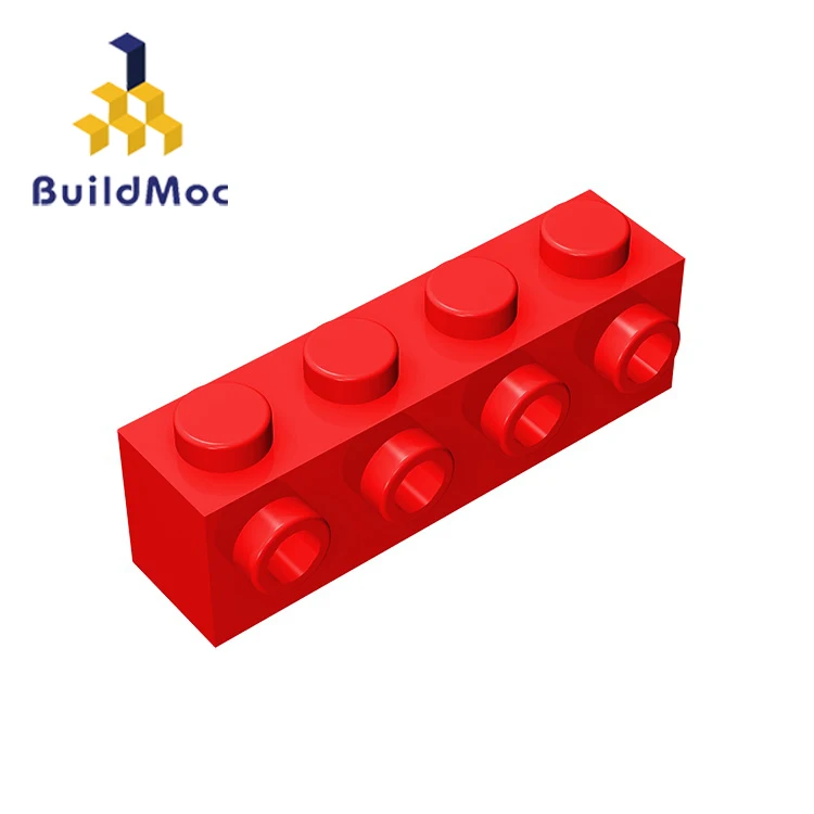 BuildMOC Собирает Частицы 30414 1x4 для строительных блоков детали DIY Электрический