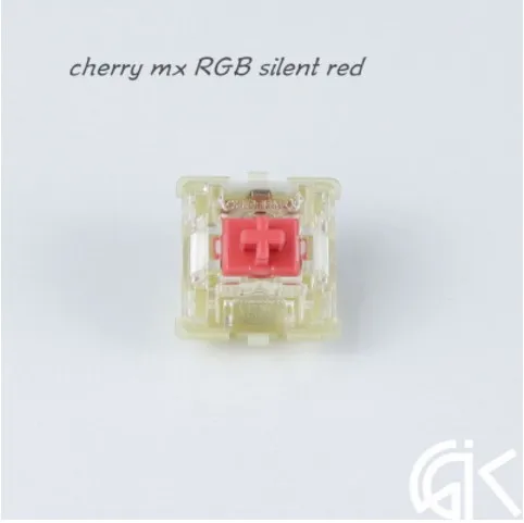 1 шт. Вишневый вал переключателя механическая клавиатура MX silent red silent pink axis mute shaft - Цвет: Розовый
