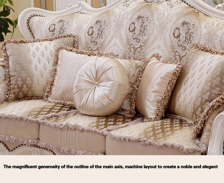 роскошный диван для гостиной из кожи и ткани в европейском стиле предметы мебели