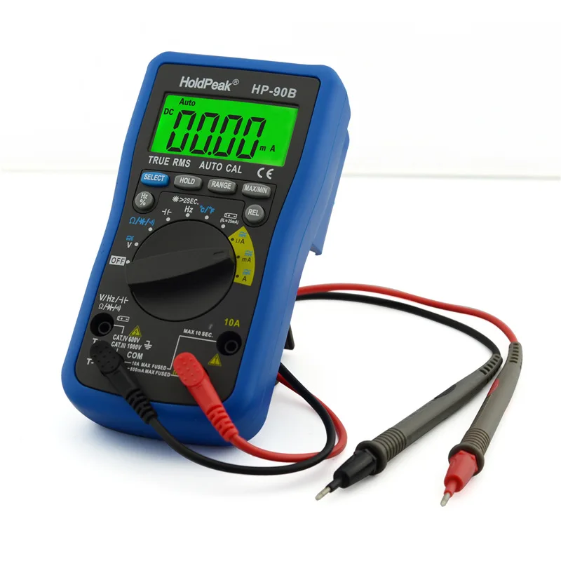 Holdpeak HP-90B Цифровой мультиметр (CAT iv) Автоматический Электронный Универсальный