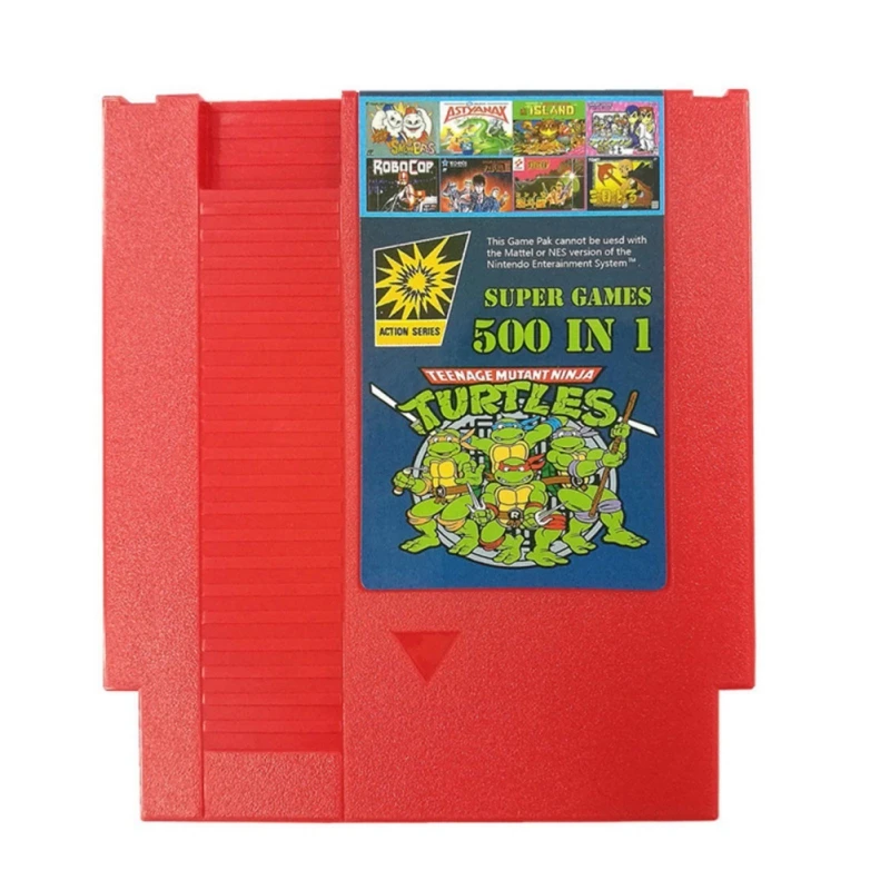 Супер игры карты памяти 500 в 1 лучшая коллекция игр для nintendo NES классический картридж аксессуары для игр