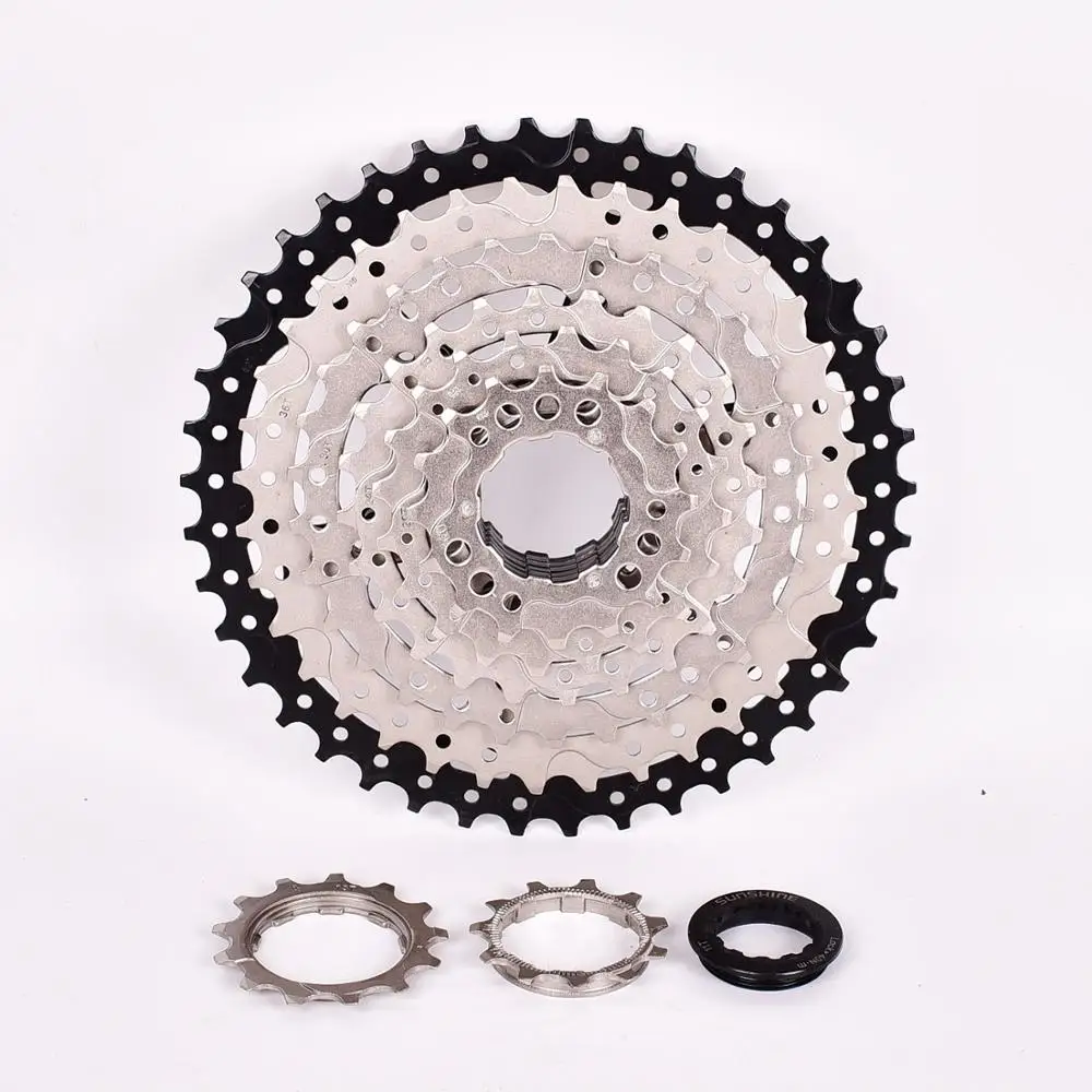 SUNSHINE MTB велосипед Freewheel 8S 11-32 36 40 42T MTB горный велосипедный маховик 8 24 скоростные кассетные звездочки для 8 скоростей