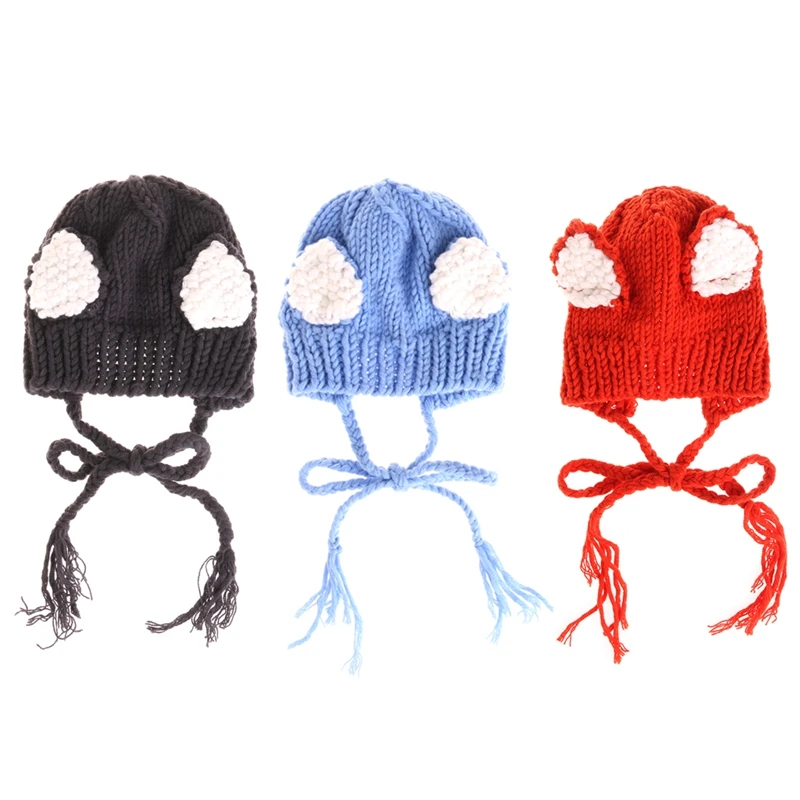 Детский реквизит для фотосъемки новорожденных милая детская шапка с лисой