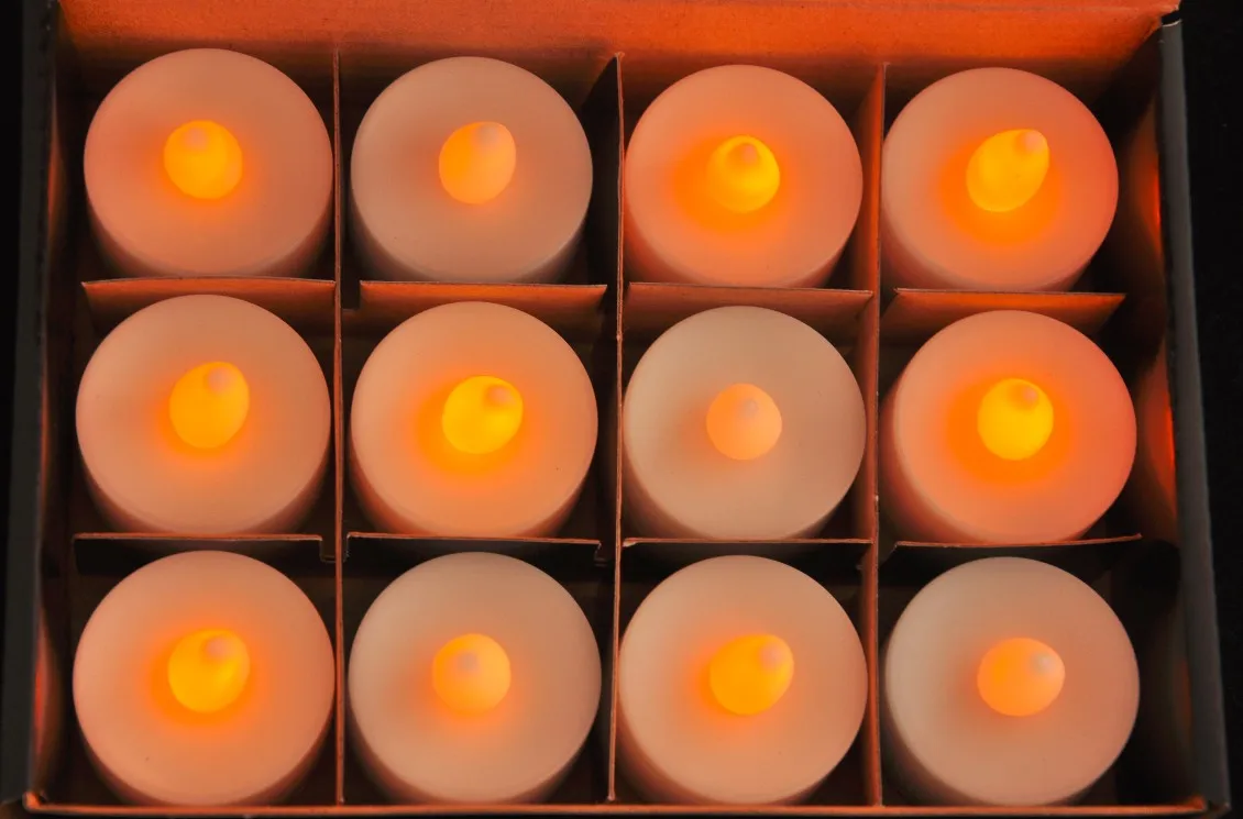 

Wholesale12X LED Frozen Party decor light flameless LED candle light