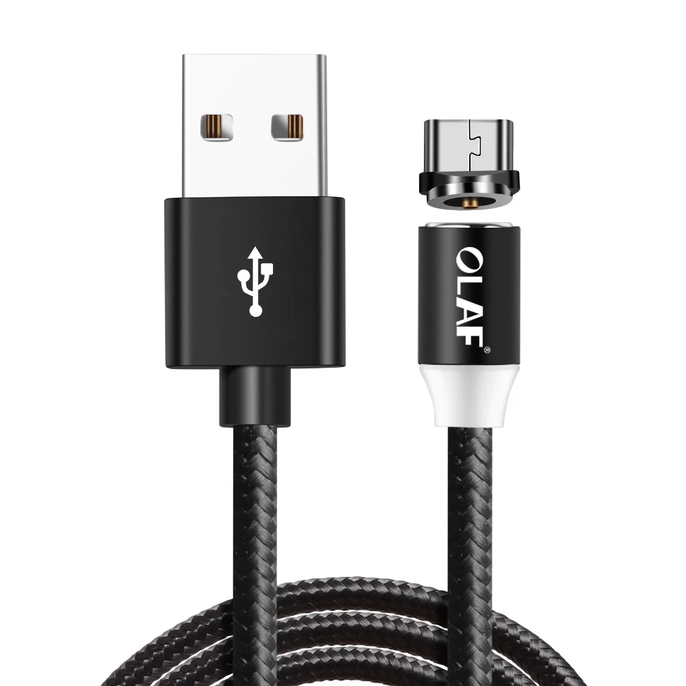 Зарядное устройство OLAF с двумя портами USB, 30 Вт, быстрая зарядка 3,0, зарядное устройство для мобильного телефона, для путешествий, штепсельная вилка европейского стандарта, настенный адаптер, магнитный кабель Micro USB