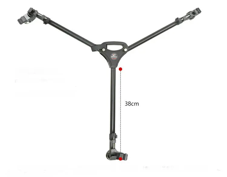 WF 800 Профессиональный складной штатив Dolly для видеосъемки с тремя на колесах RU|tripod