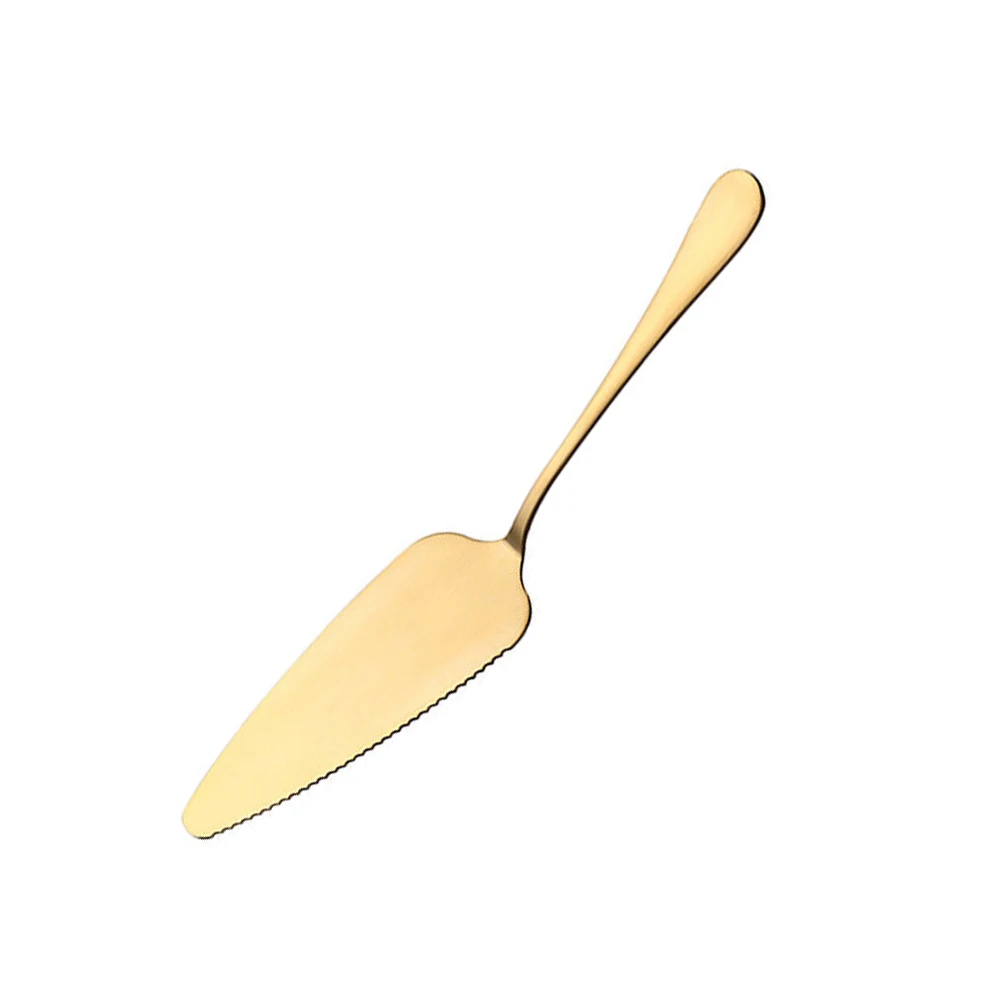 Зубчатая кромка из нержавеющей стали для торта лопатка пиццы резак инструмент