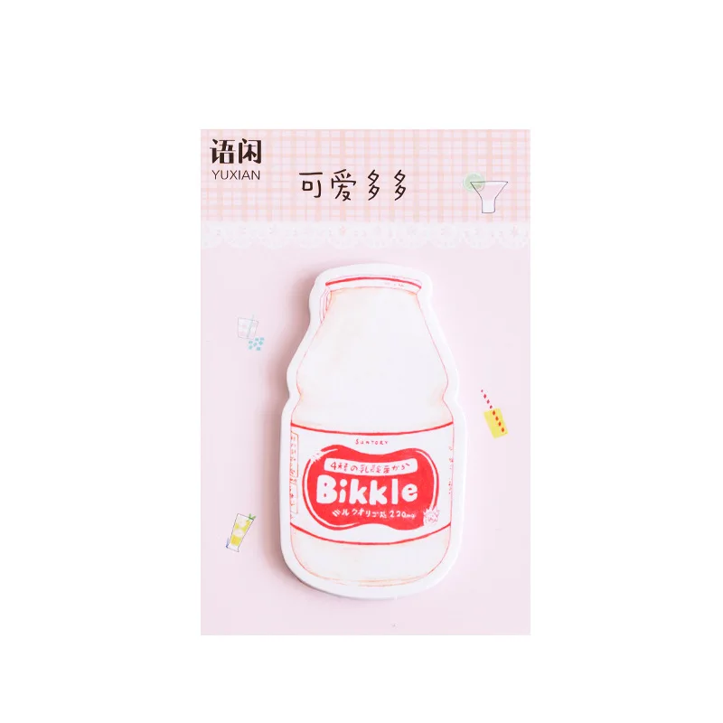

Sticky Note Sweet Garden Fruit Drink Series Memo Pad Message Note Sticker