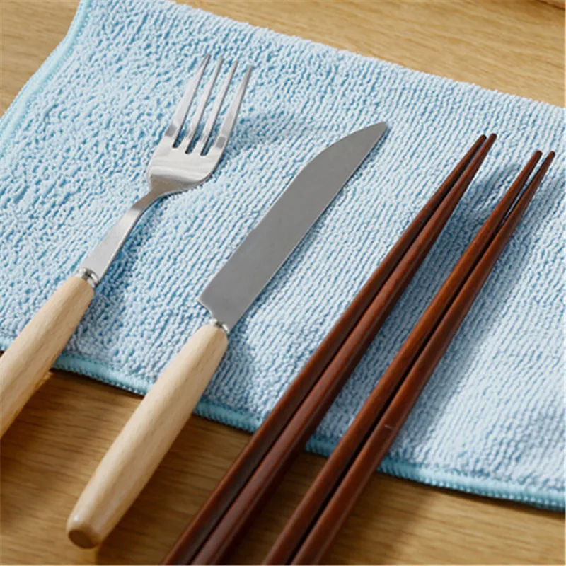 Кухонные полотенца из микрофибры супер впитывающая салфетка для мытья посуды