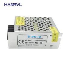 12V 3A 36W Драйвер импульсного источника питания СИД высокой емкости