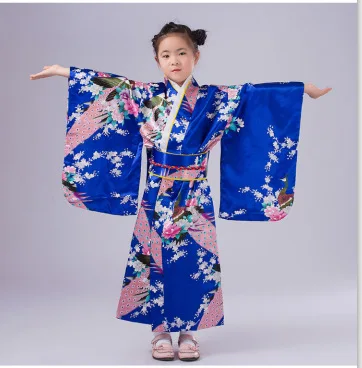 Новинка 2017 года японское кимоно винтажное Оригинальное детское праздничное