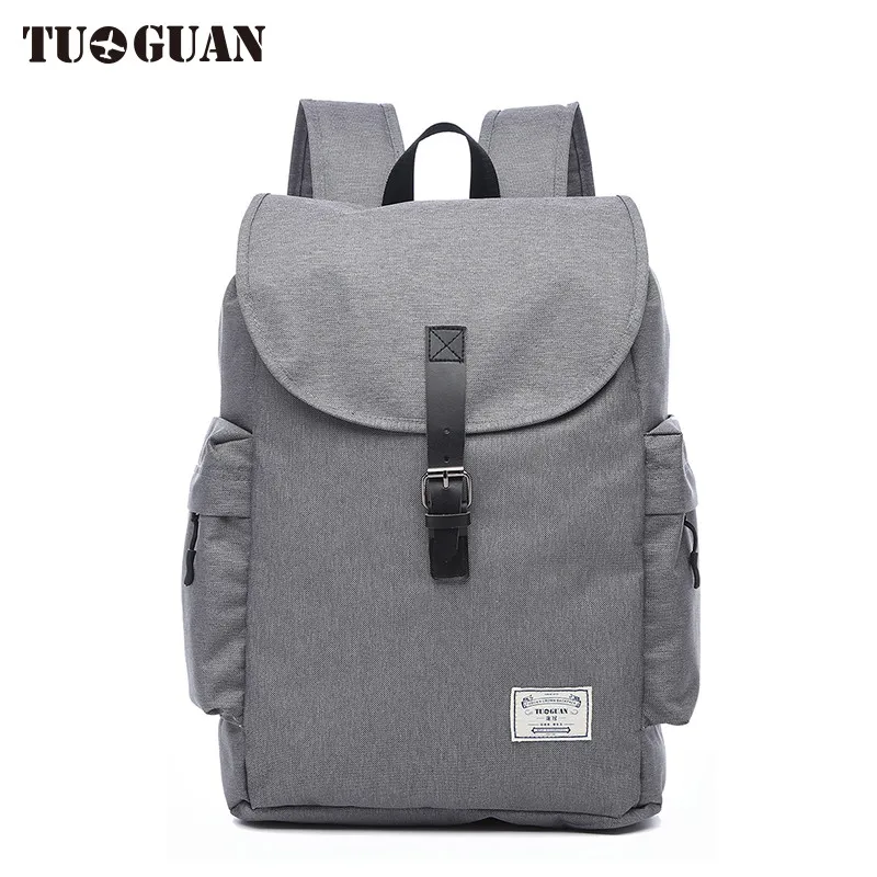 TUGUAN Men Laptop Backpack Waterproof Student Back Pack Travel Schoolbag Business Casual Draw String Drawstring Bagpack BB1871T | Багаж и