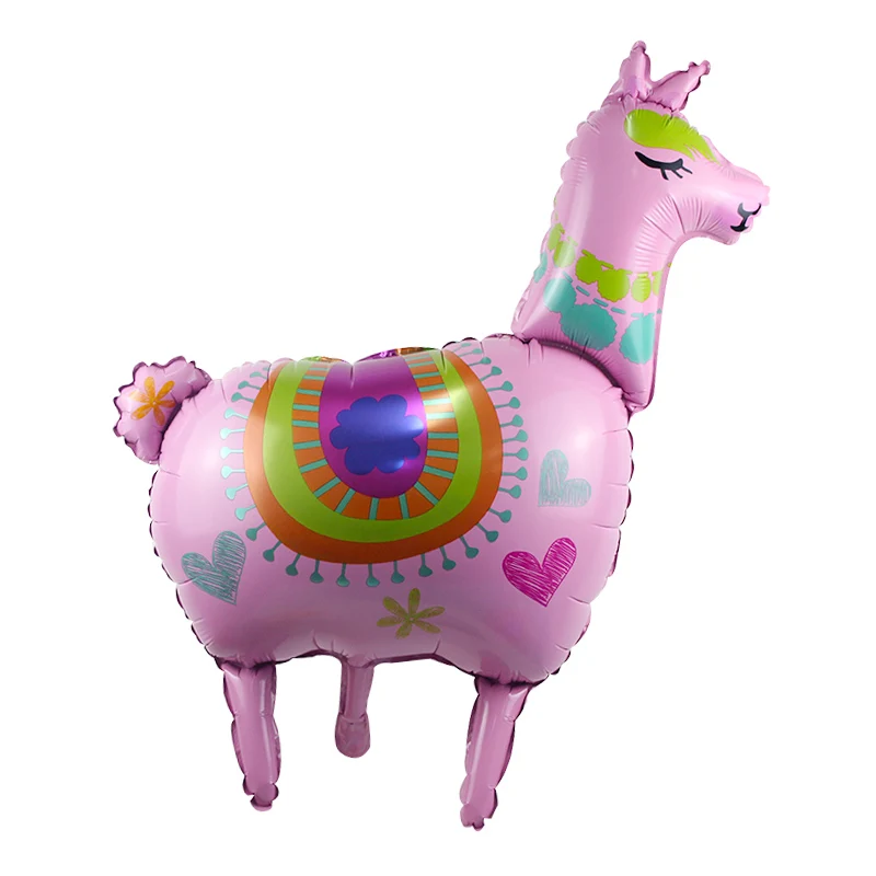 WEIGAO Cactus Theme Party Balloons Llama Animal Foil Balloons Kids Happy Birthday Toys Alpaca Cactus Balloons Inflatable Gifts