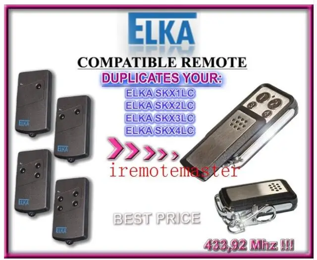 Пульт дистанционного управления ELKA SKx1LC SKx2LC SKx3LC SKx4LC |