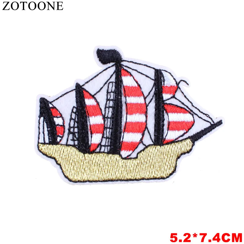 PE1502CT ZOTOONE животные пистолеты Цветок Патчи Diy наклейки железо на одежду теплопередача аппликация вышитые аппликации накладки ткань G - Цвет: PE1502CT