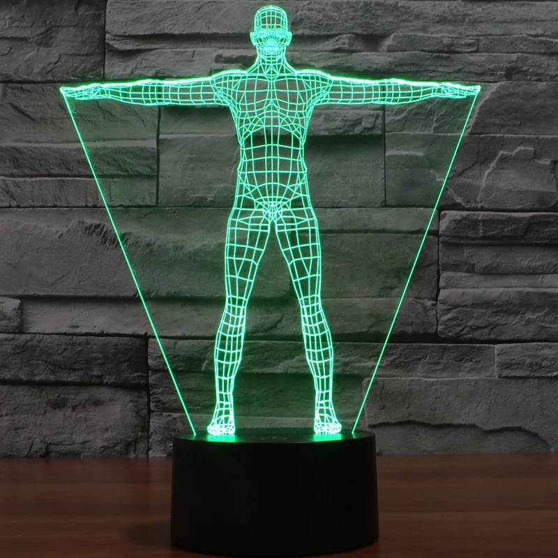 3D настольная лампа оригинальная лава 7 цветов чудесная ночник USB с сенсорным