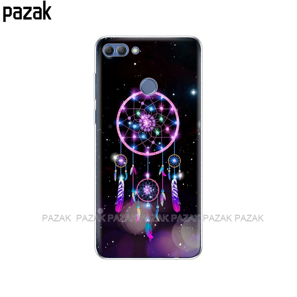 52243 Чехол для huawei P Smart чехол Enjoy 7S Мягкий ТПУ силиконовый чехол-накладка для huawei P Smart Coqa чехол с принтом - Цвет: 52243